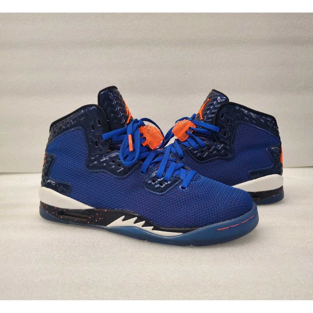 Jordan Air Spike Forty PE Game Royal Total Orange Mid Top 807541-405 size 7Y